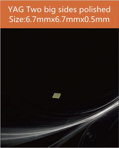 YAG Ce scintillator, YAG Ce crystal, Ce doped YAG scintillator, Scintillation YAG Ce, YAG Ce 6.7x6.7x0.5mm